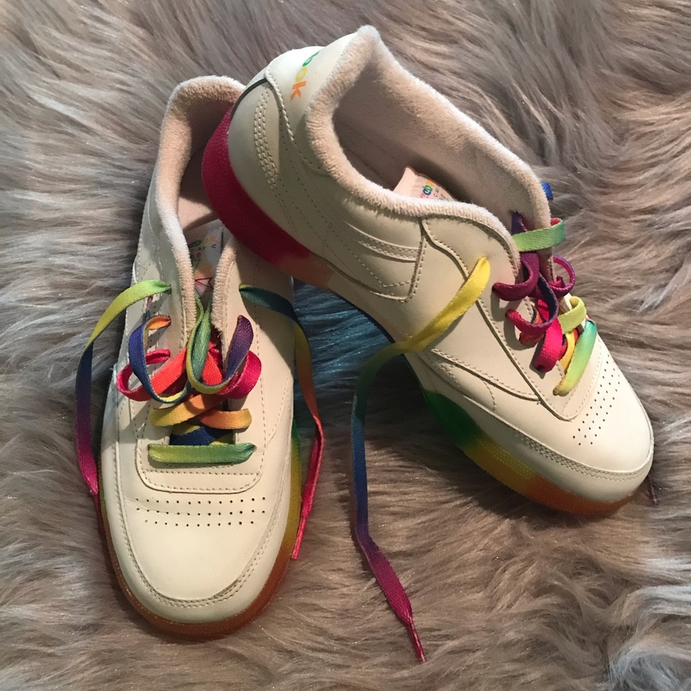 reebok rainbow shoes